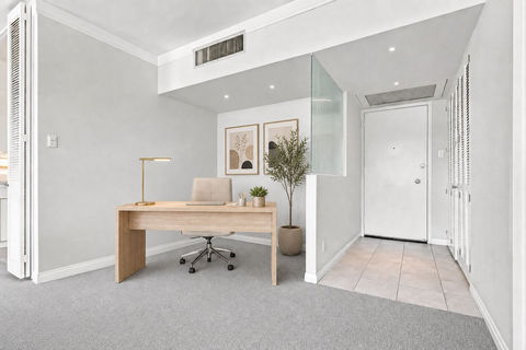 09 Foyer - Media Office Space - REimagineHome