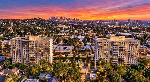 Los Feliz condo exterior in Los Angeles California