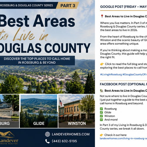 Living in Roseburg & Douglas County Series | Part 3