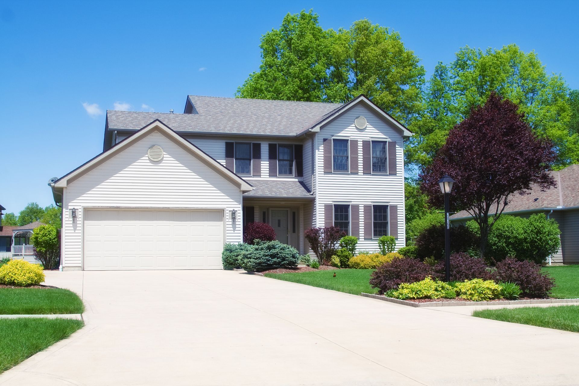 A subburan home in a Ohio neighborhood.
