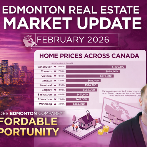 Edmonton Real Estate Market Update – February 2026 | Home Prices Across Canada