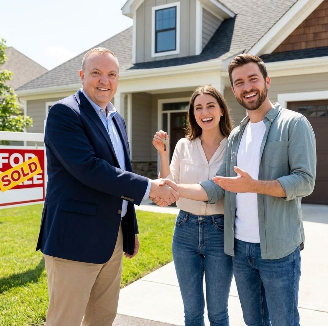 Photo with Buyers AI Generated