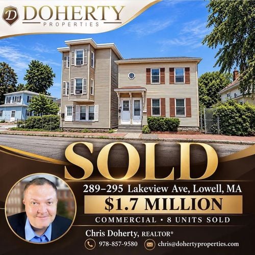 Sold in Lowell: 289 & 295 Lakeview Ave — $1.7 Million, 8 Units, One Play