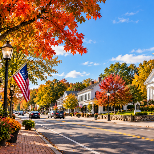 Living in Tewksbury Center MA: Historic Village on Route 38