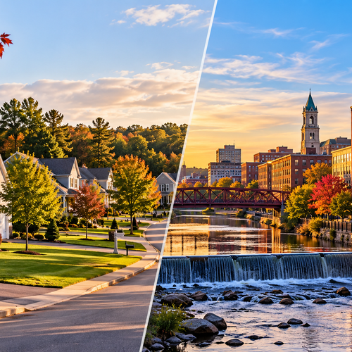Chelmsford vs Lowell, MA: Suburb or City?