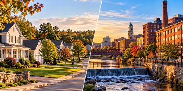 Chelmsford vs Lowell, MA: Suburb or City?