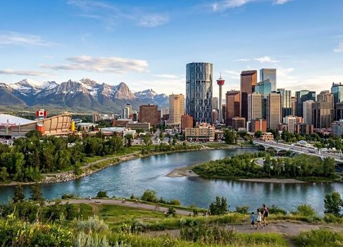 Calgary Area Guide cover Pic instead of map