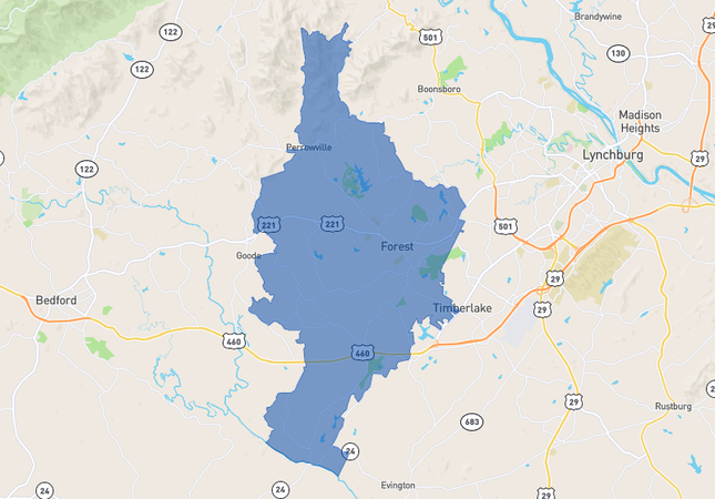 24551, Forest, VA