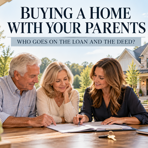 Buying a Home With Your Parents: Who Goes on the Loan and the Deed?