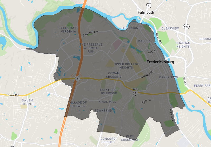 Fredericksburg City County