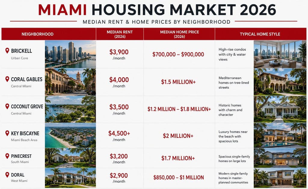 Average cost of living in Miami housing chart — Miami real estate — Labrada Realty
