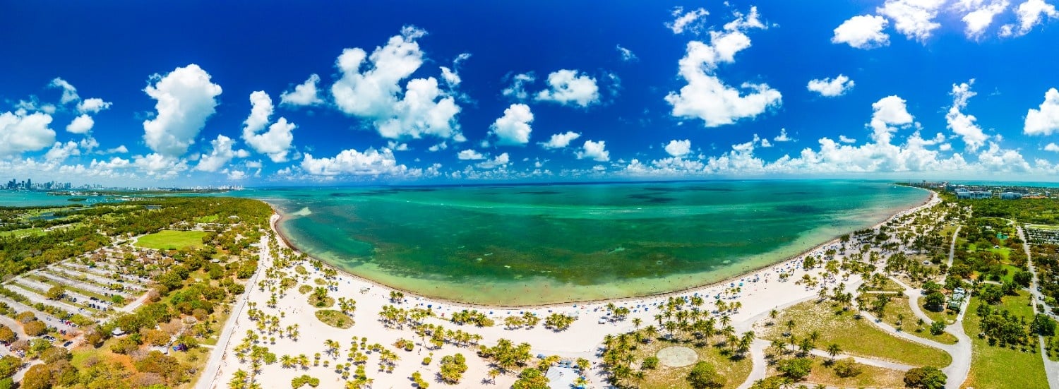 Homes for sale Key Biscayne Florida aerial waterfront view — Labrada Realty
