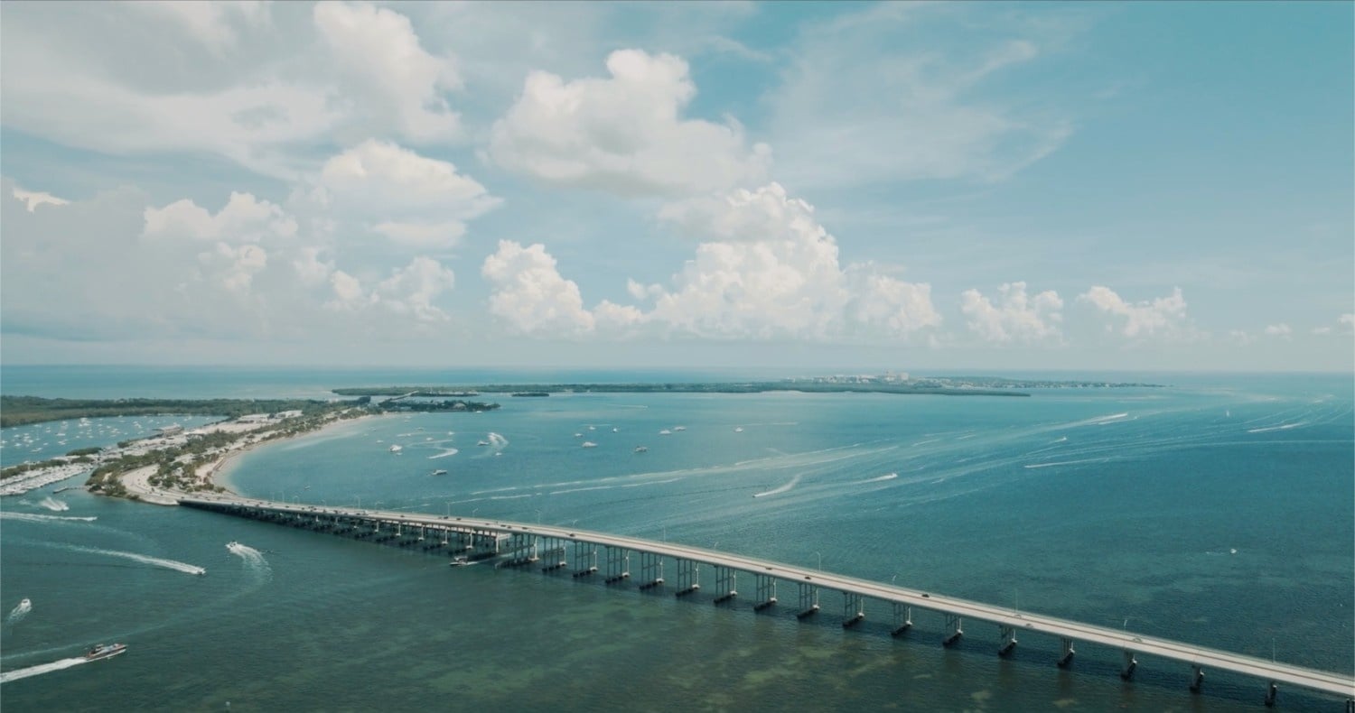 Florida Key Biscayne real estate aerial view, Miami, Labrada Realty