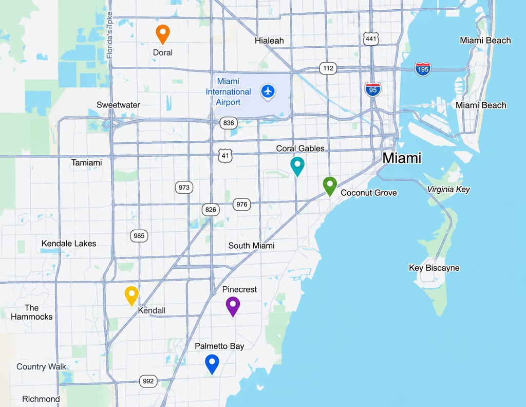 Micro-mercados de Miami-Dade, agente de bienes raices en Miami, Labrada Realty