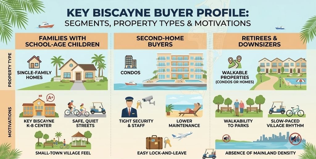 Village of key biscayne real estate buyer profile chart, Labrada Realty