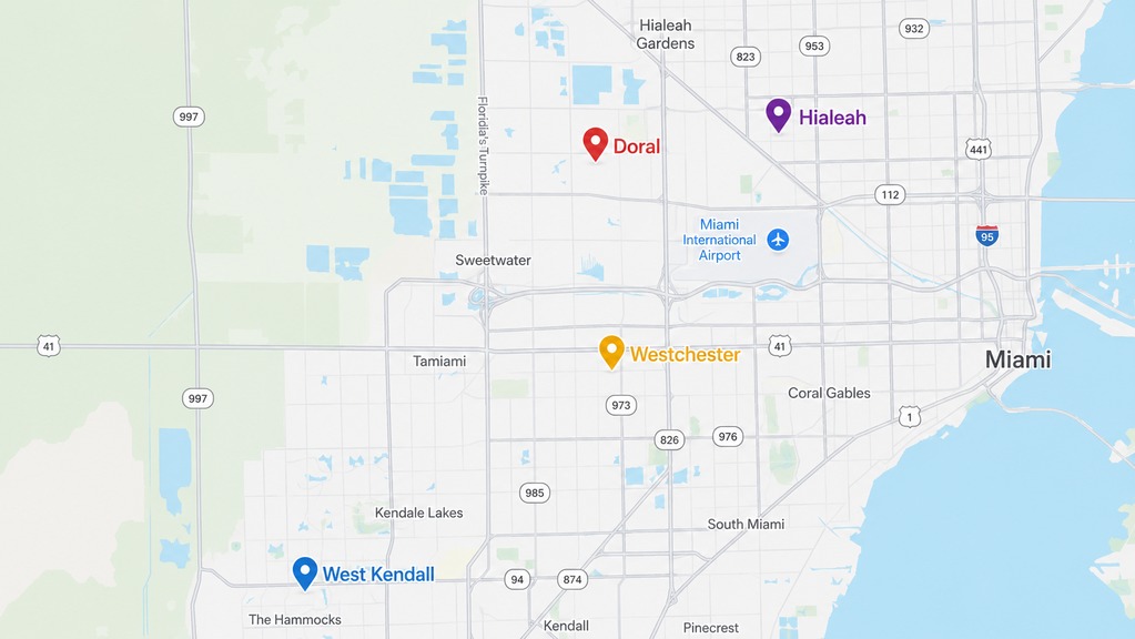 Micro-mercados de Miami-Dade, casas en venta por el dueño en Miami, Labrada Realty