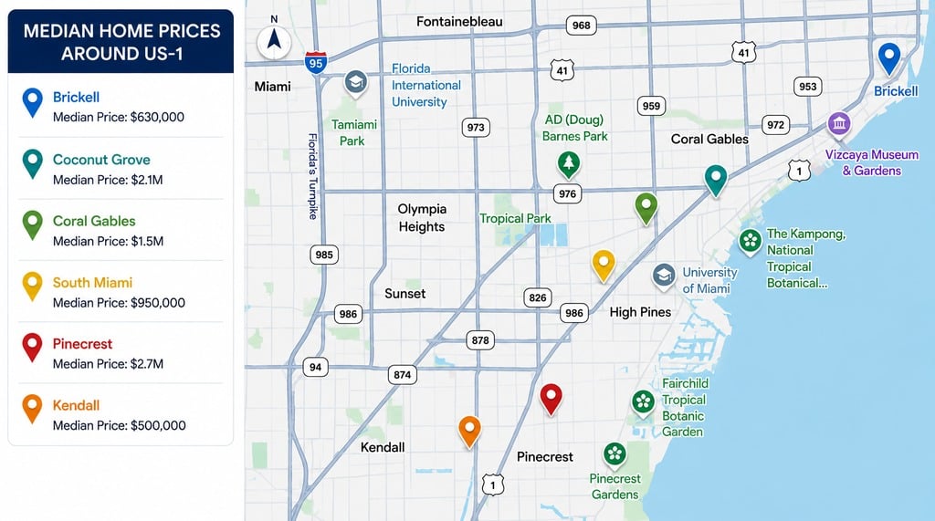 Miami-Dade micro-market map, how to sell a house during a divorce, Labrada Realty