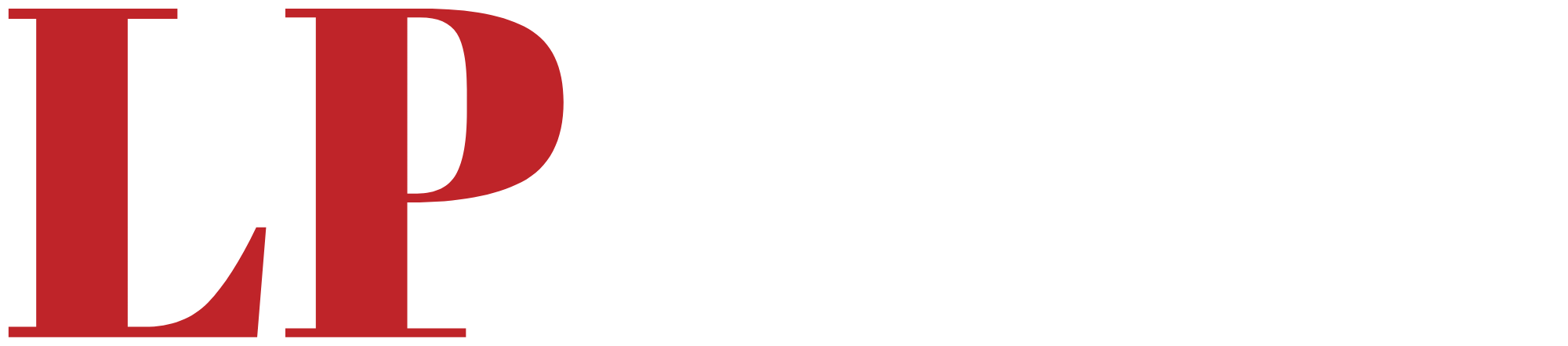 WHITE Lettering_LPRE Logo