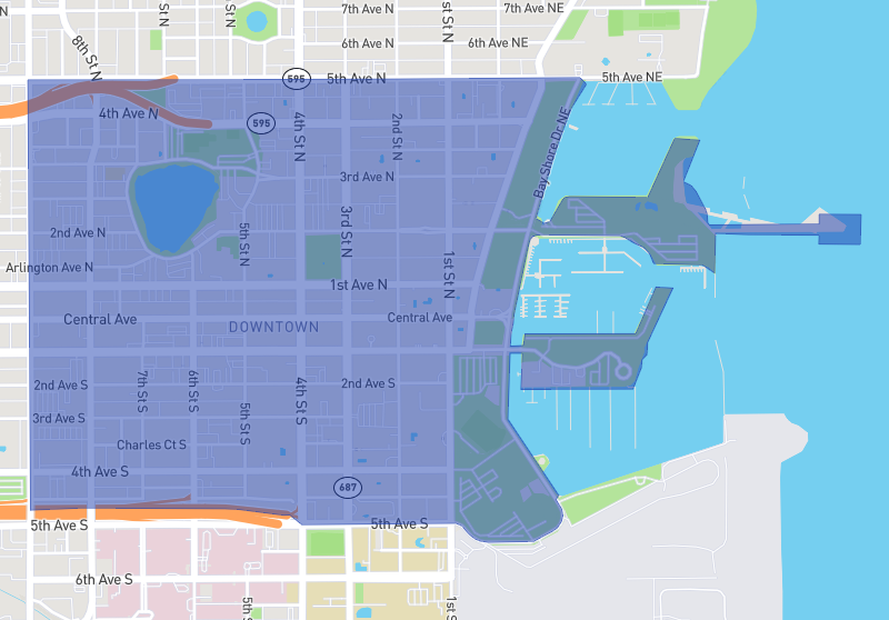 Downtown St. Petersburg / Beach Drive