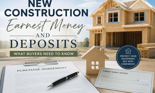 New Construction Earnest Money and Deposits