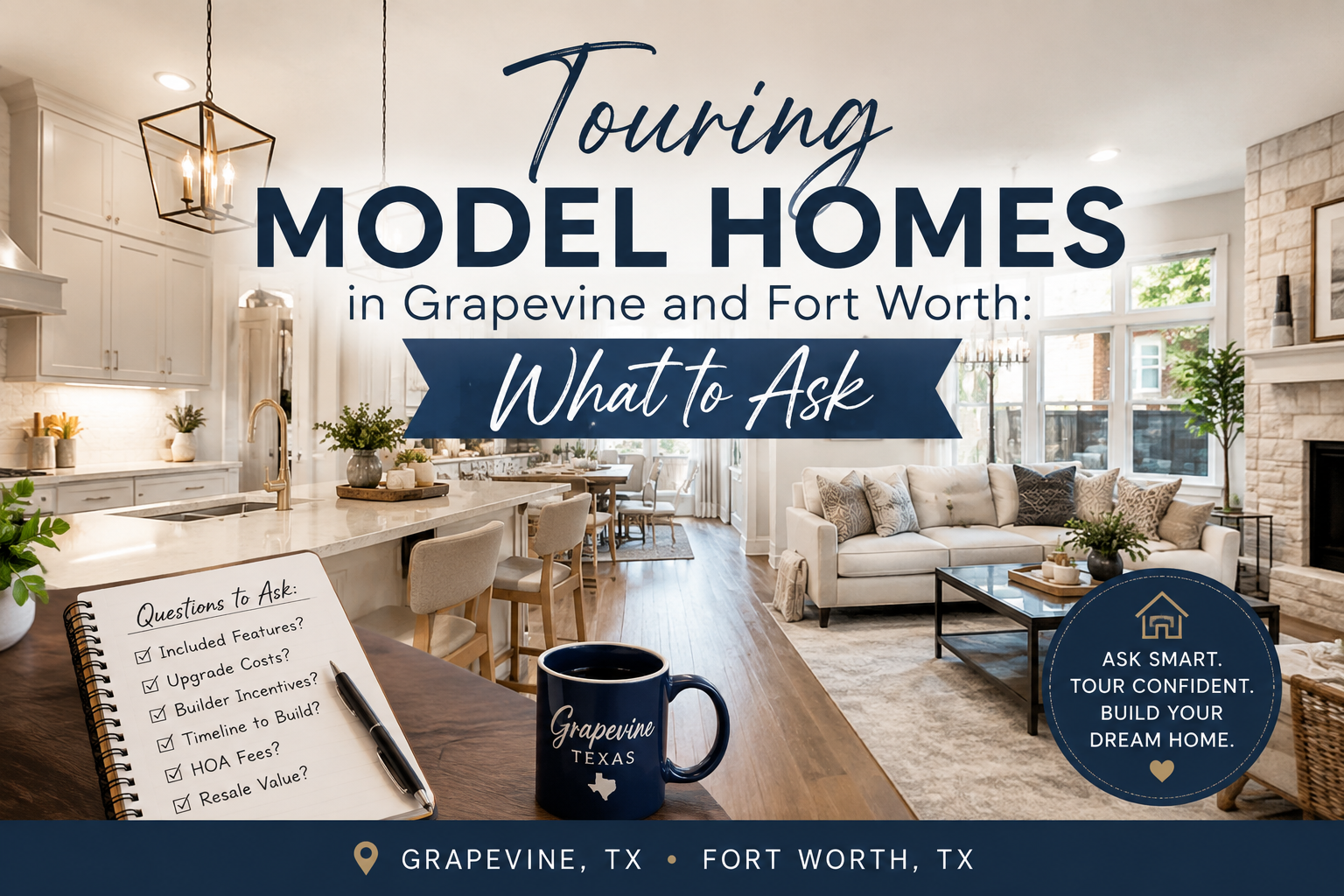 Touring Model Homes in Grapevine and Fort Worth: What to Ask according to Amy Beyer Realtor