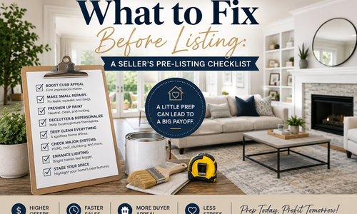 What to Fix Before Listing: Pre-Listing Checklist