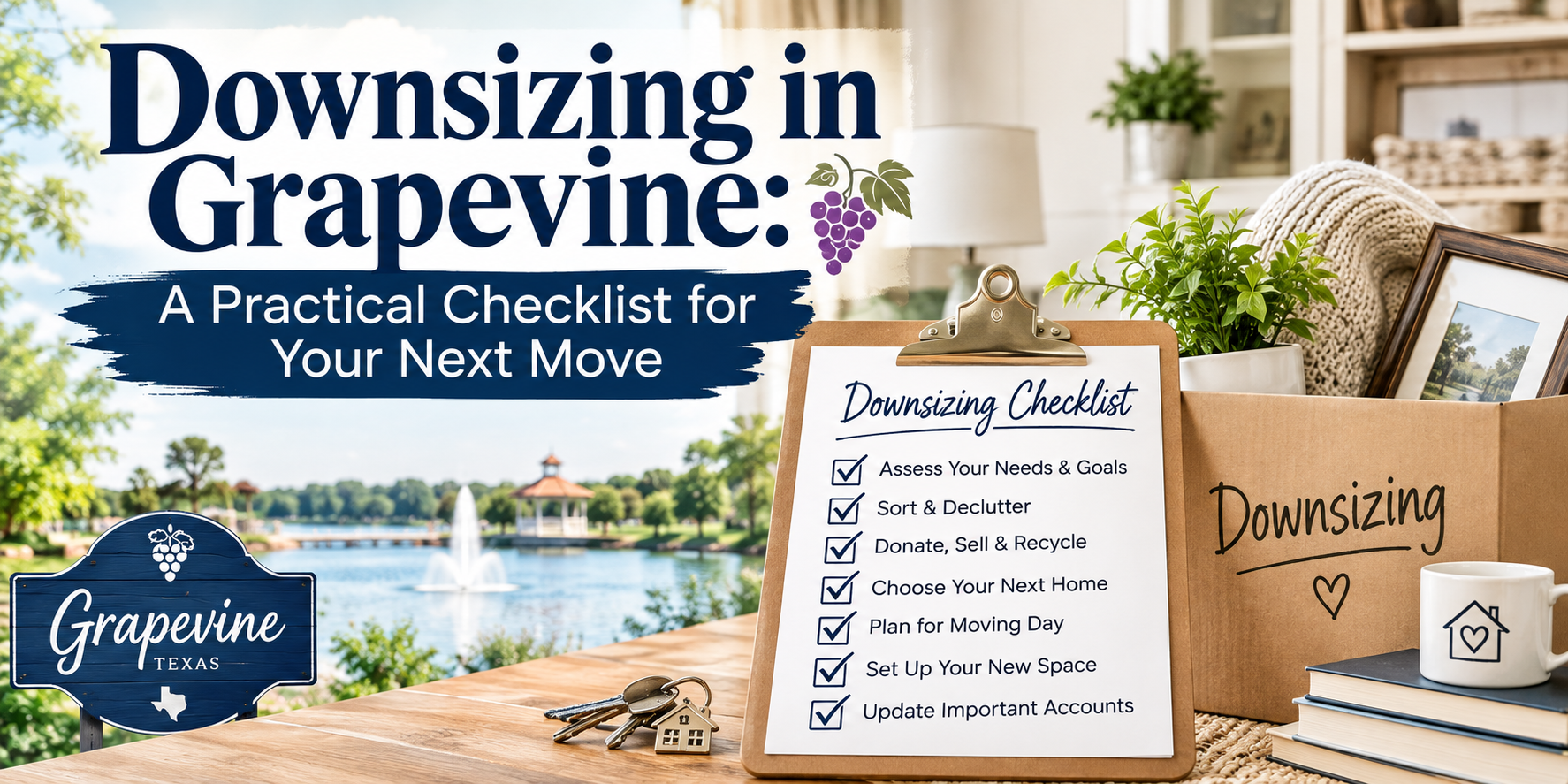 Downsizing in Grapevine, TX: A Practical Checklist from Amy Beyer Realtor