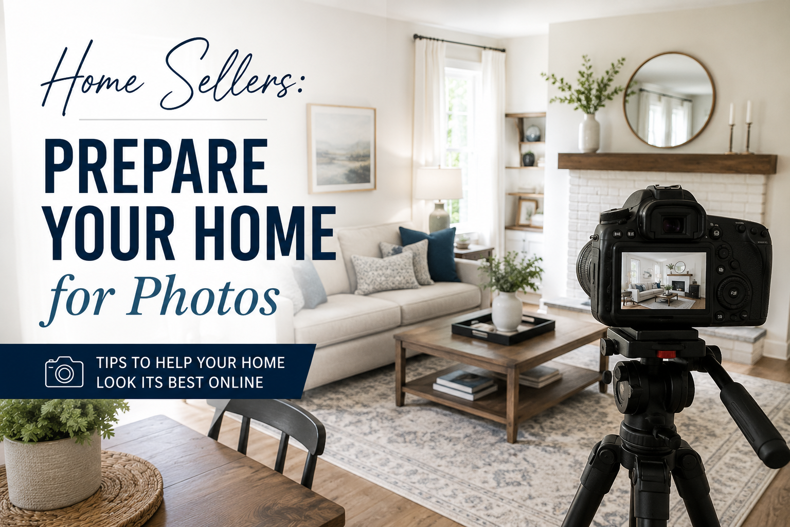 Prepare your home for photos by Amy Beyer Realtor in Grapevine,.TX