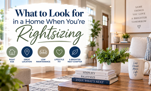 What to Look for in a Home When You're Rightsizing