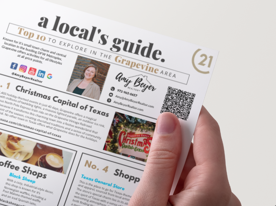grapevine local guide from amy beyer realtor