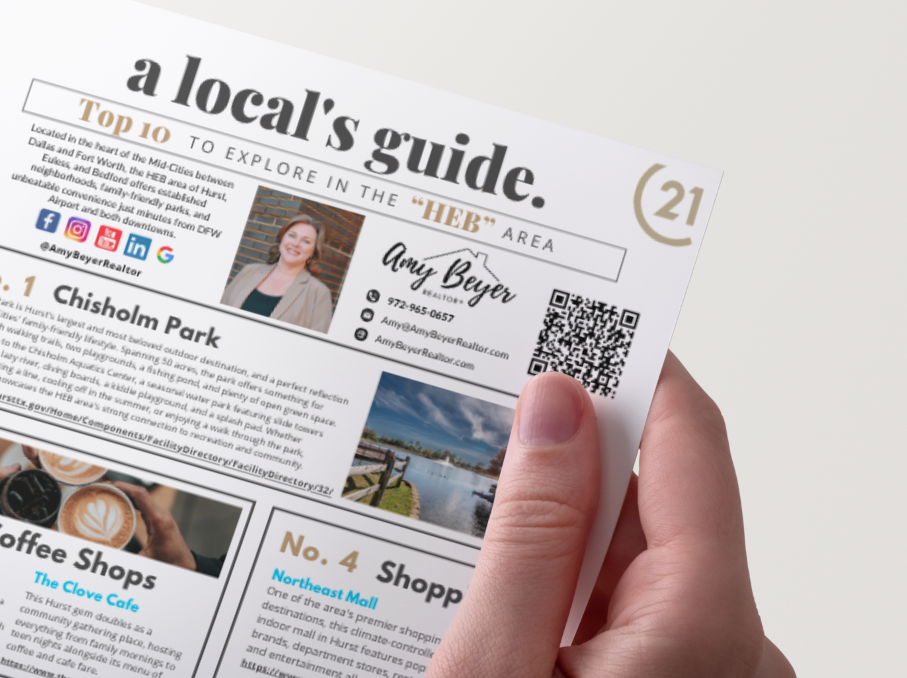 Hurst-Euless-Bedford locals guide by amy beyer realtor
