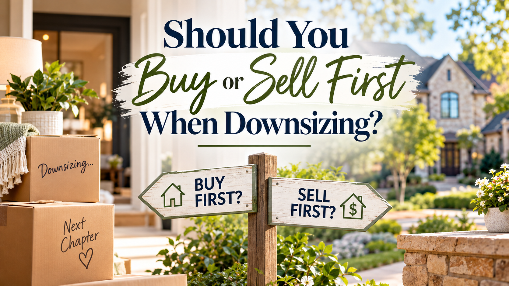 Buy or Sell First When Downsizing by Amy Beyer Realtor