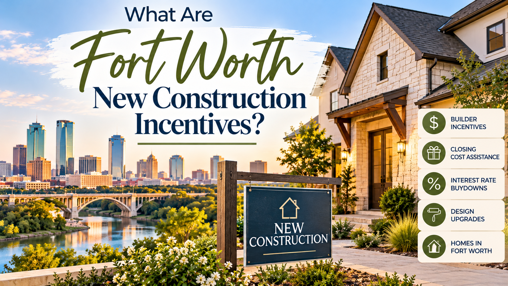 Fort Worth New Construction Incentives by Amy Beyer Realtor