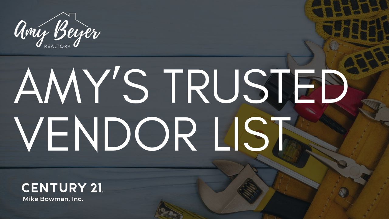 DFW Trusted Vendor List by Amy Beyer Realtor in Grapevine, TX