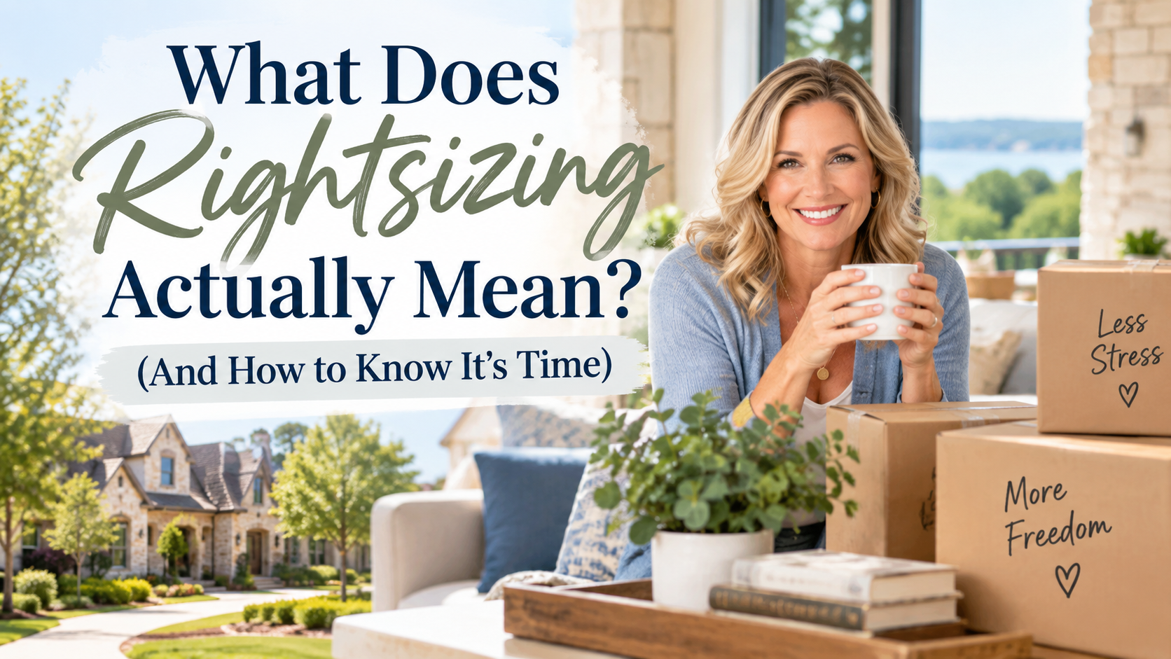 What Does Rightsizing Actually Mean? Amy Beyer Realtor in Grapevine, TX