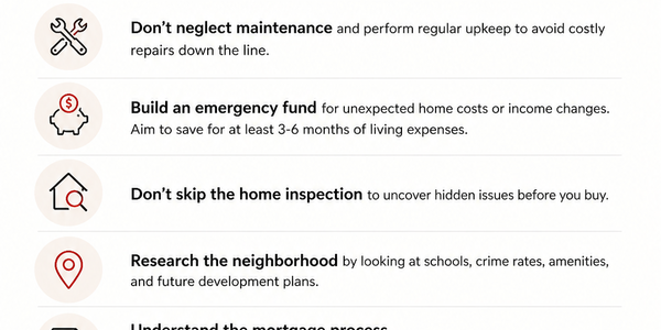 First Time Homebuyer Mistakes