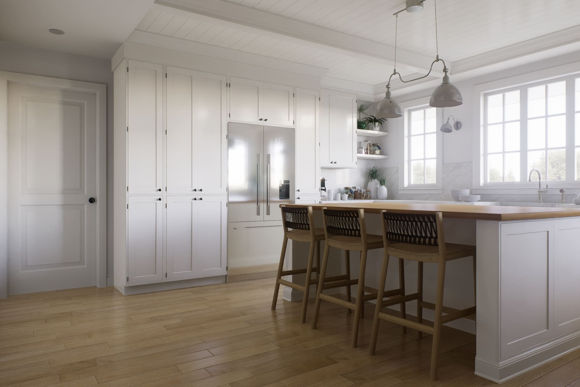 all-white-kitchen