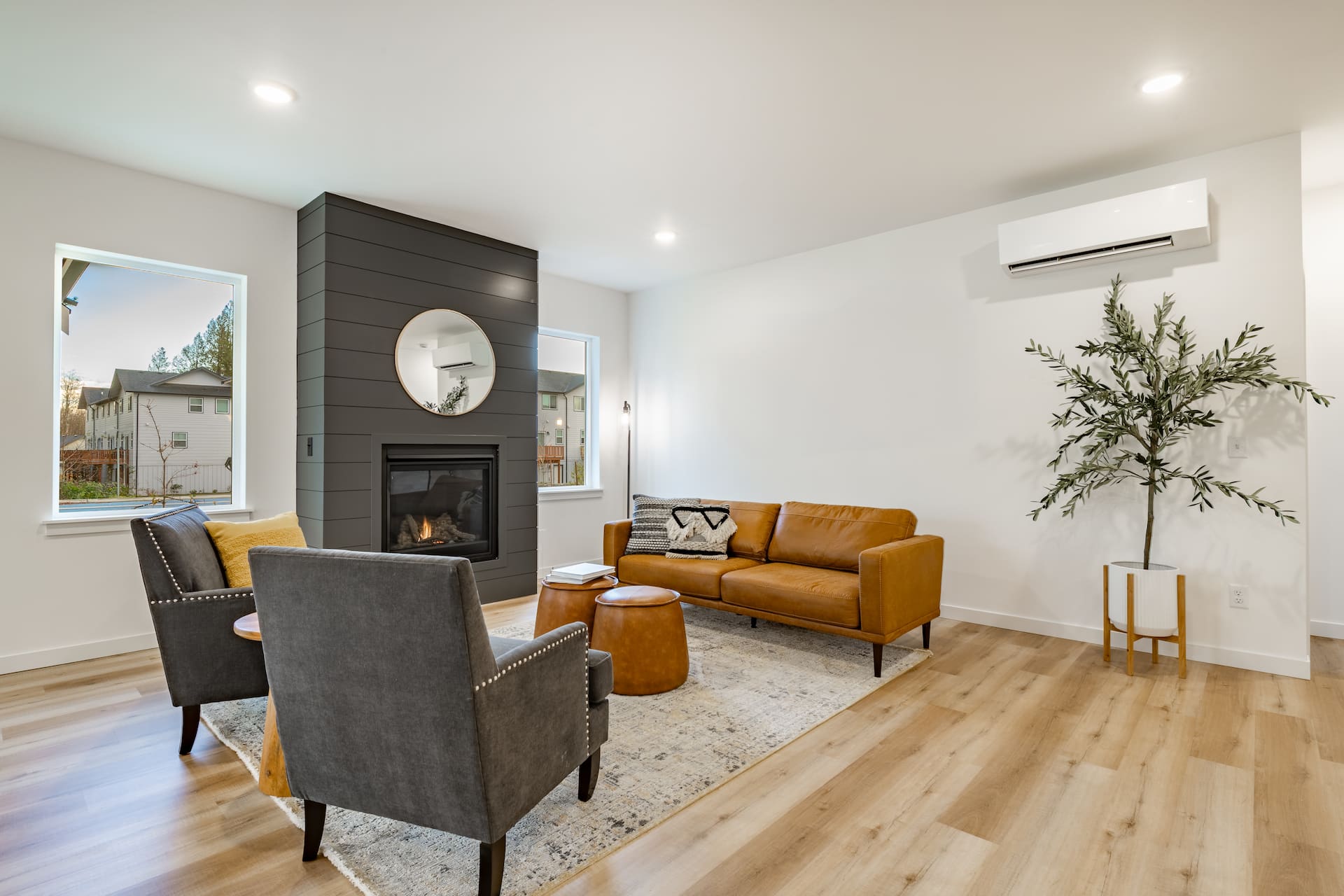 middle class living room