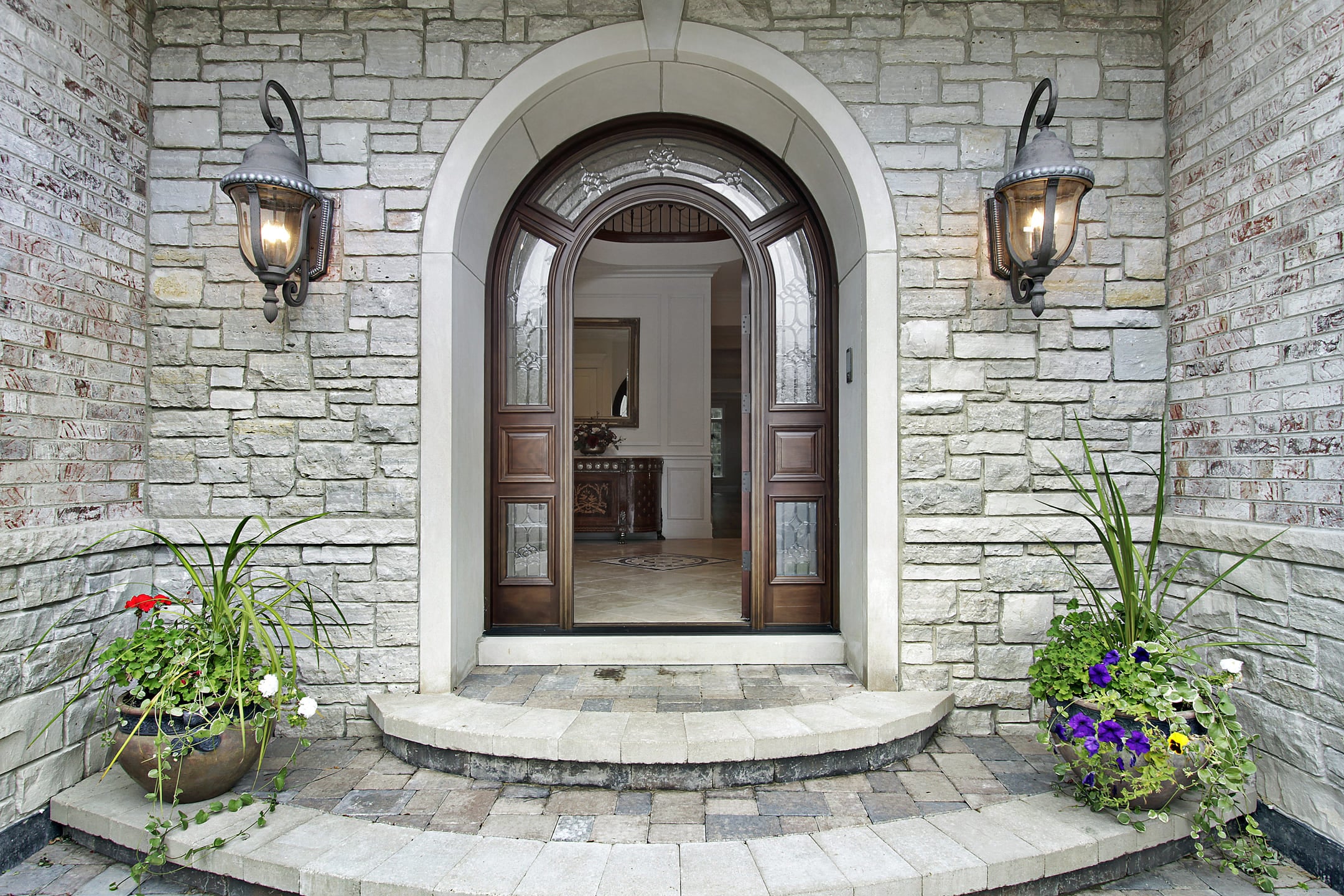 stone-house-modern-front-door