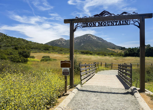 Iron Mountain Trailhead in Poway near San Diego, California