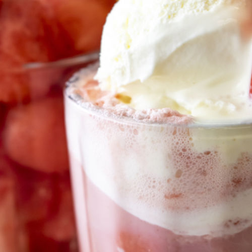Watermelon Soda Float
