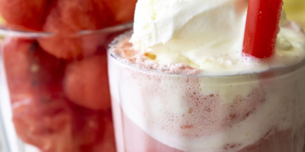 Watermelon Soda Float