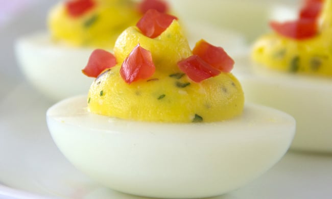 deviled eggs