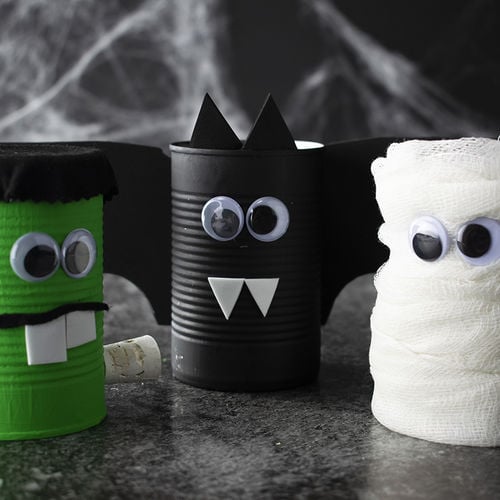Halloween Spooky Cans