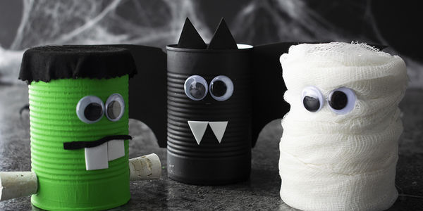 Halloween Spooky Cans