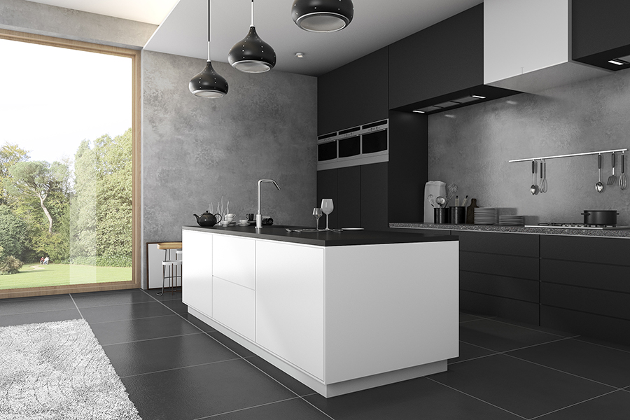3d-rendering-loft-dark-kitchen-near-window-JU9QWH4