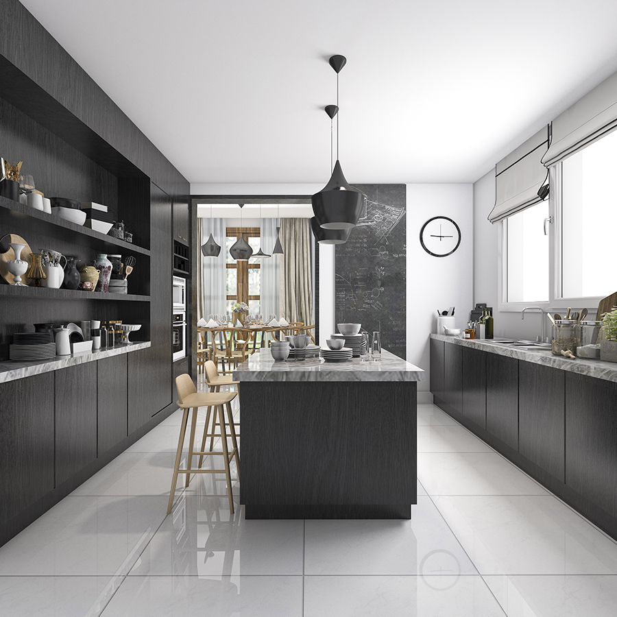 3d-rendering-nice-contemporary-style-black-kitchen-JS7LLZV