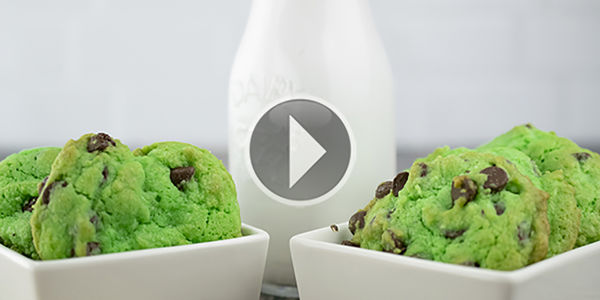 Lucky Shamrock Cookies