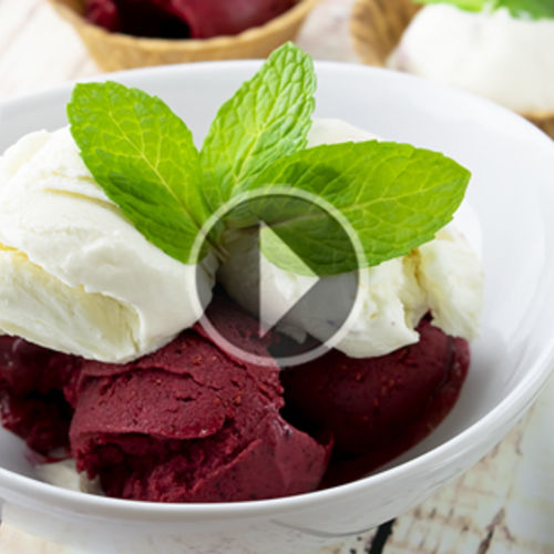 Ice Cream Made with Love for Mom