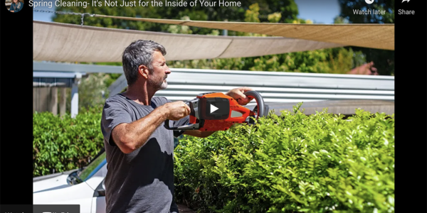 Spring Cleaning- It's Not Just for the Inside &hellip;